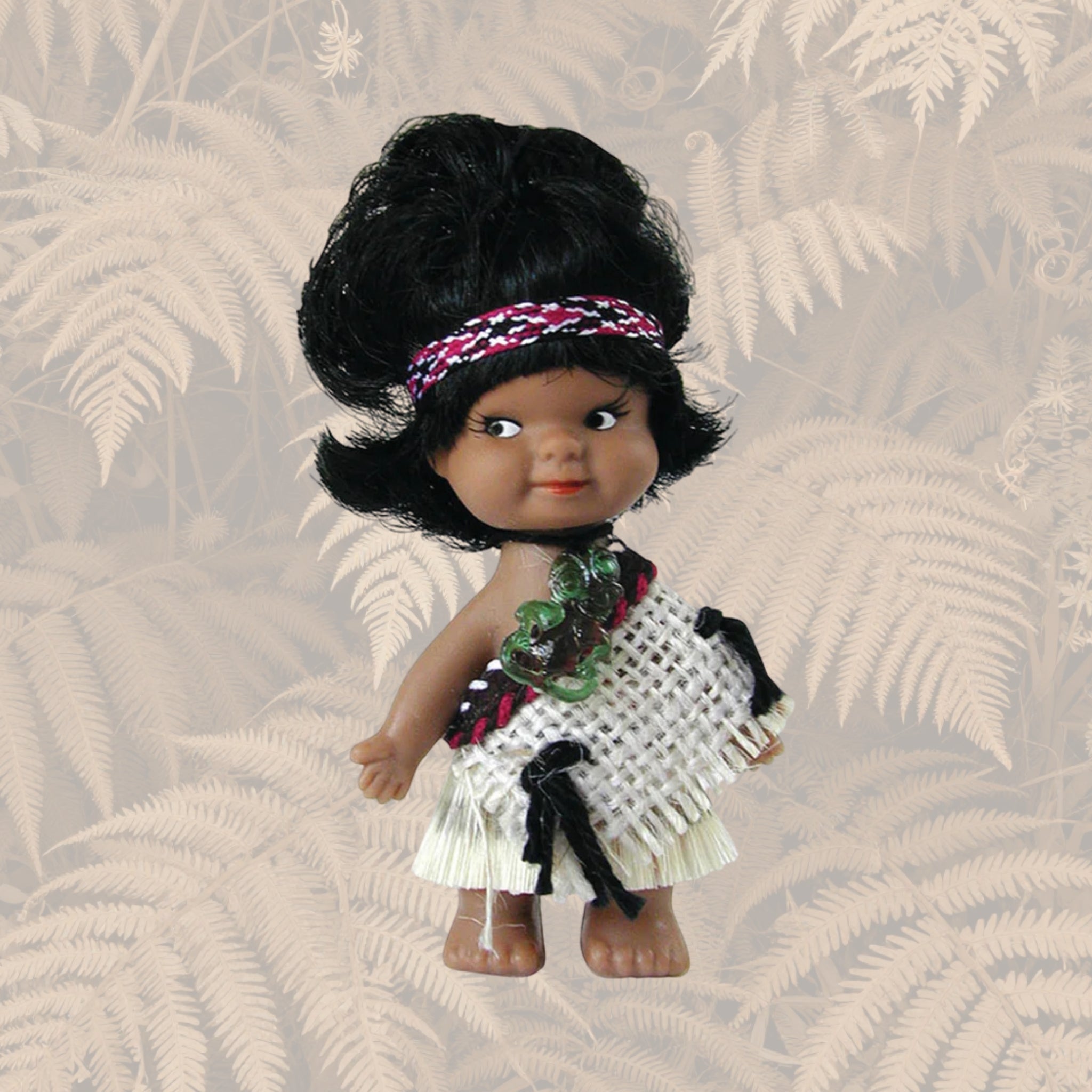 Māori Doll - 10cm Wahine Tassel Cloak