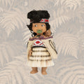 Māori Doll - 20cm Wahine Tassel Cloak with Baby