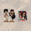 Māori Doll - 20cm Twins on Wooden Stand