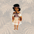 Māori Doll - 50cm Wahine Full Feather Cloak with Baby