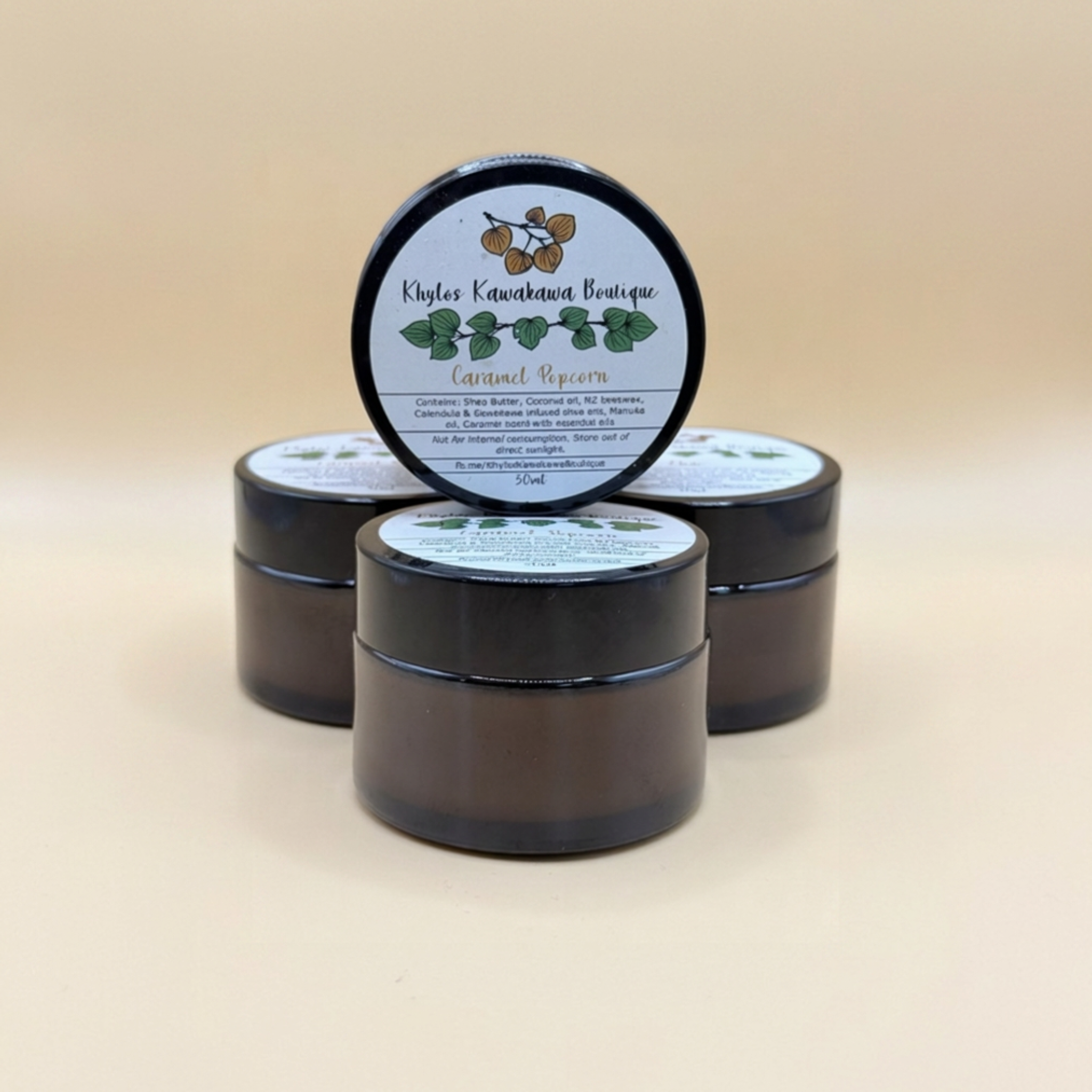 Kawakawa Balm - Caramel Popcorn