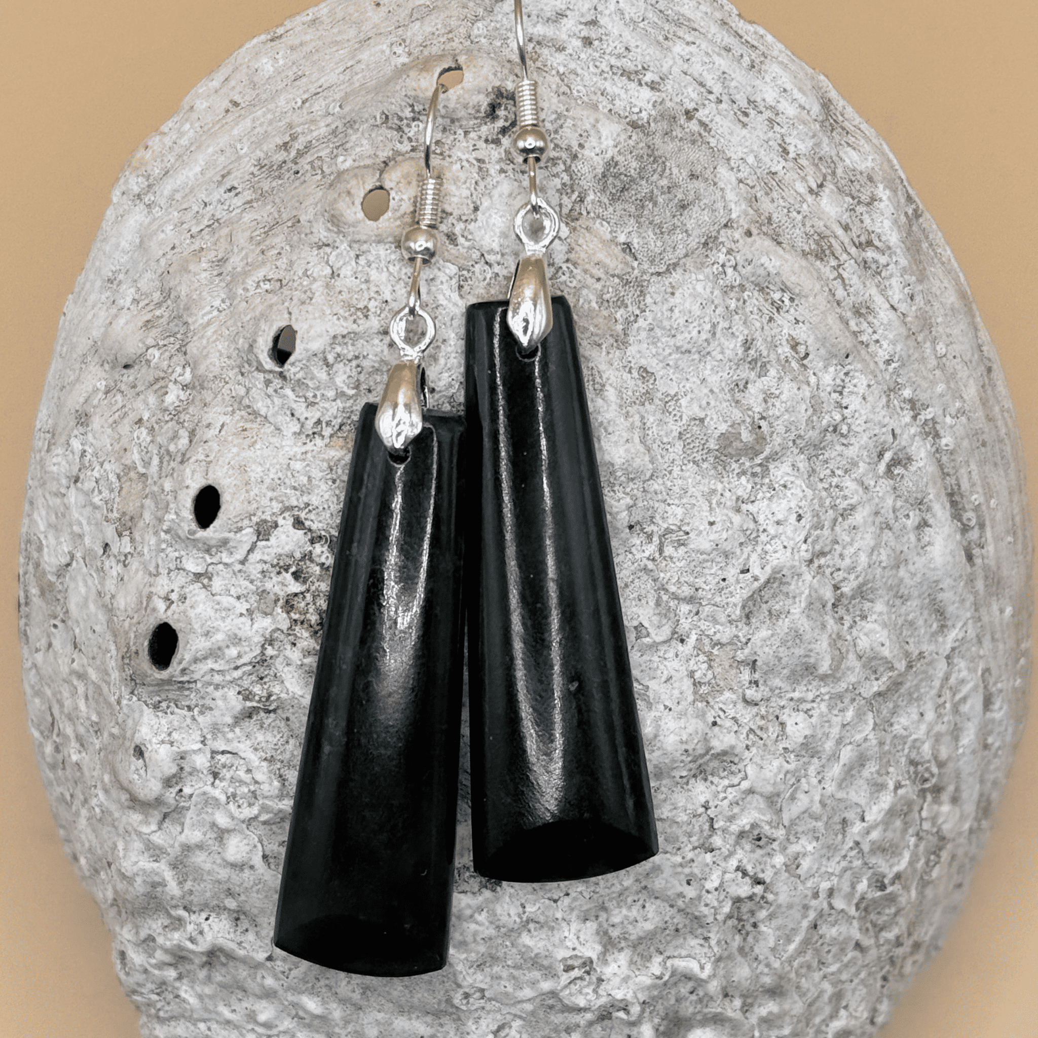 Jade / Pounamu Toki Earrings