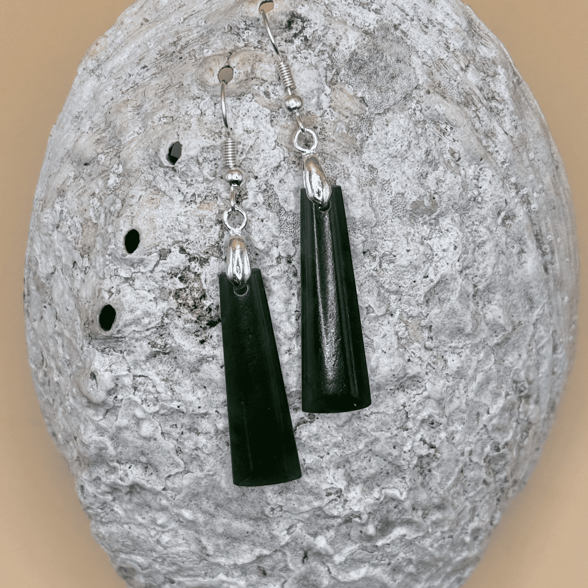 Jade / Pounamu Toki Earrings
