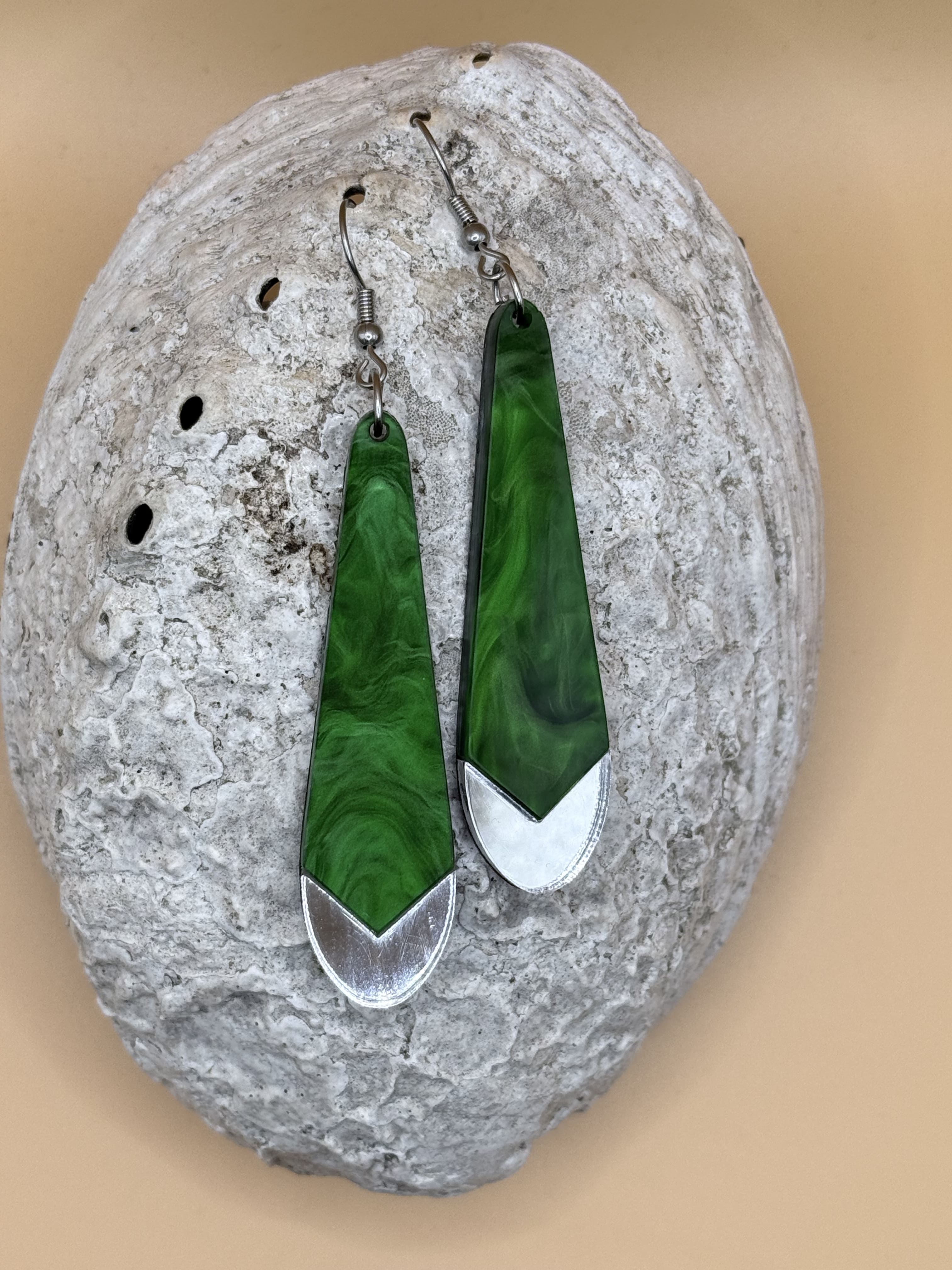 Huia Feather Earrings