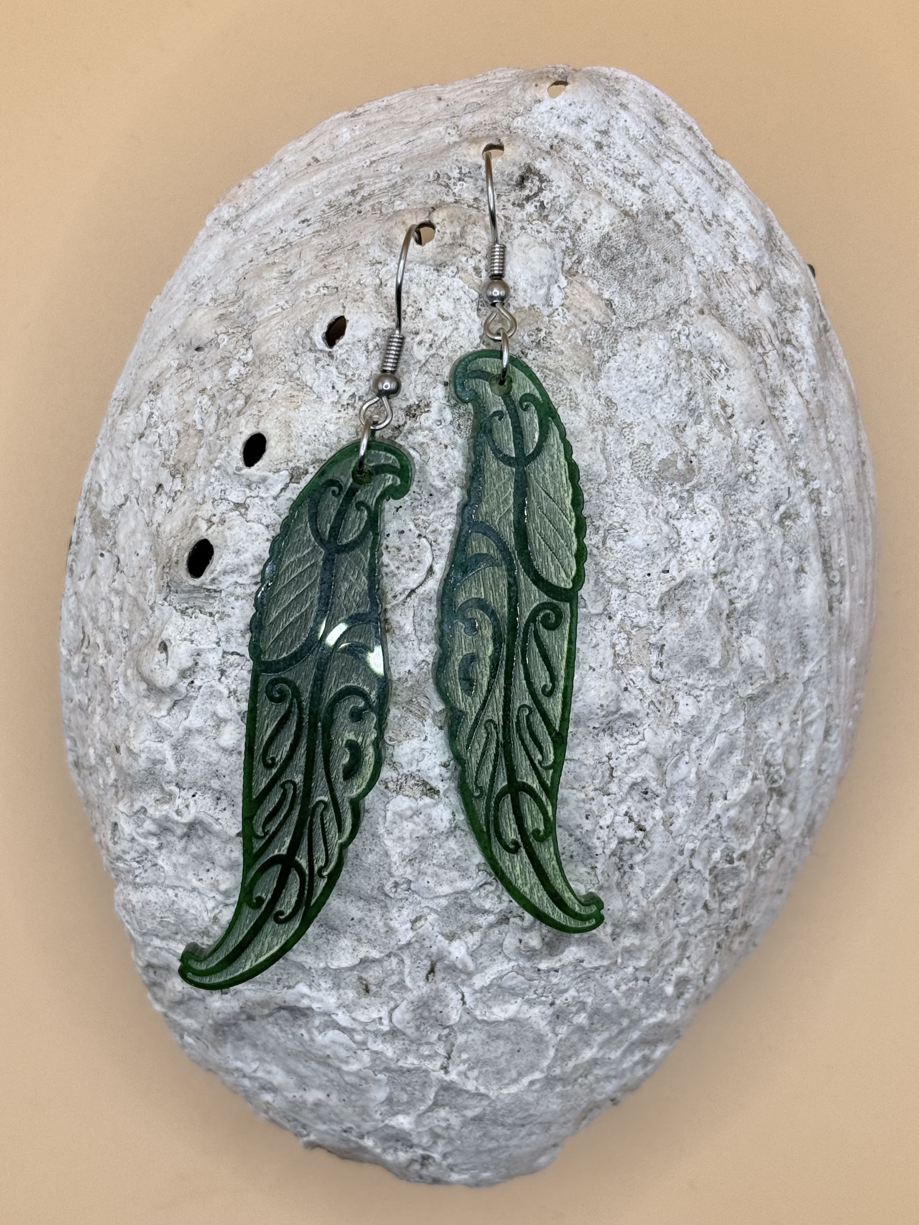 Huruhuru Manu Earrings