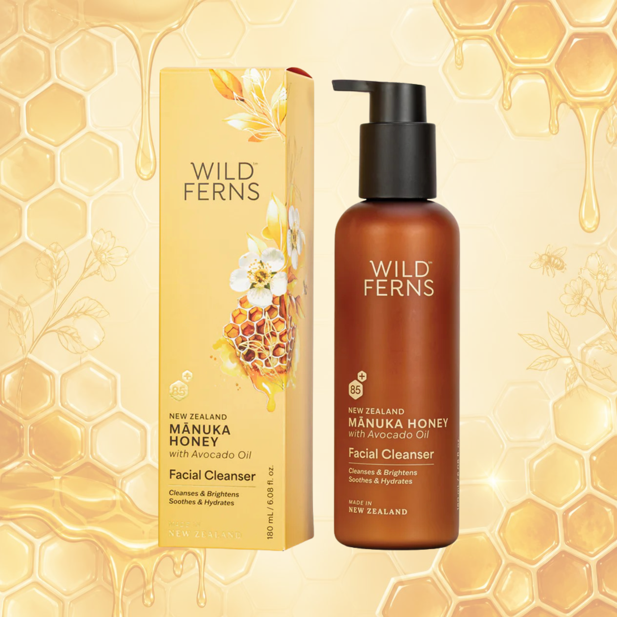 Mānuka Honey Facial Cleanser | 180ml