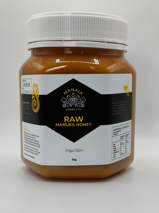 Experience the exceptional quality of our Raw Manuka Honey with a robust 150+ MGO rating. Sourced directly from the pristine environments of New Zealand, this honey is celebrated for its powerful natural properties and unique health benefits.