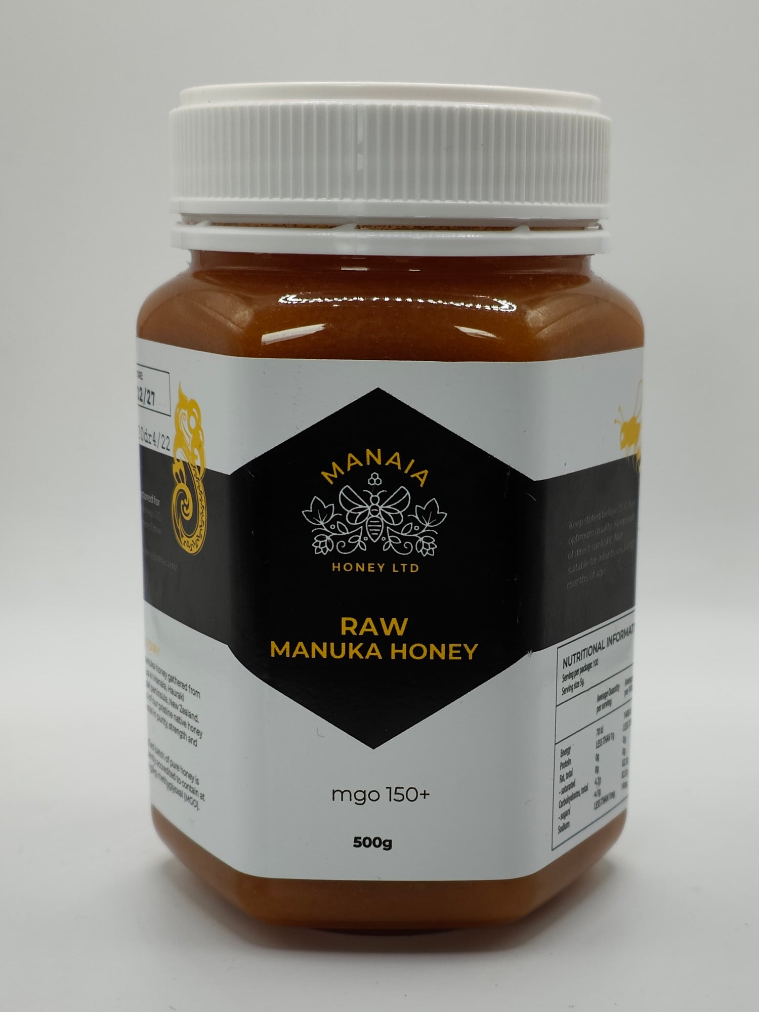 Experience the exceptional quality of our Raw Manuka Honey with a robust 150+ MGO rating. Sourced directly from the pristine environments of New Zealand, this honey is celebrated for its powerful natural properties and unique health benefits.