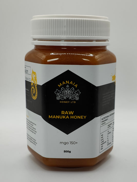 Experience the exceptional quality of our Raw Manuka Honey with a robust 150+ MGO rating. Sourced directly from the pristine environments of New Zealand, this honey is celebrated for its powerful natural properties and unique health benefits.