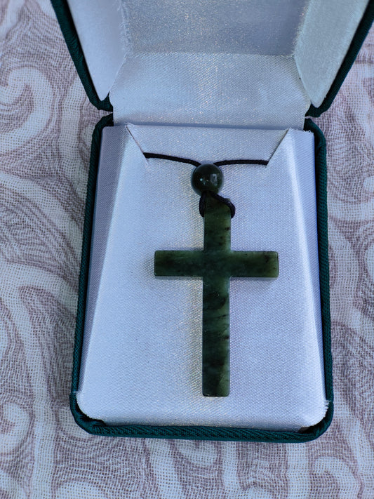 The Ripeka/Cross is the internation symbol for Christianity. Maori were introduced to Christianity by missionarries in the early stages of Maori contact with the outside world. The Pounamu Ripeka was a taonga/treasure gifted to those who introduced Christianity to Maori in those early times.